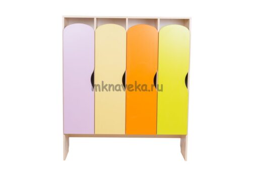 Шкаф детский для одежды "Краски" 3 секции