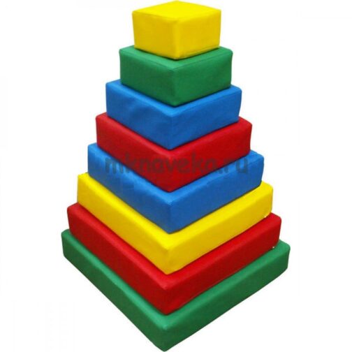 Пирамида квадратная, 8 деталей
