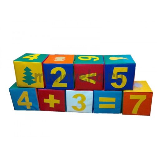 Игровой познавательный набор мягких модулей «Учимся считать»