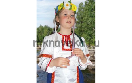 Костюм для танцев «Белоруссия» для девочки